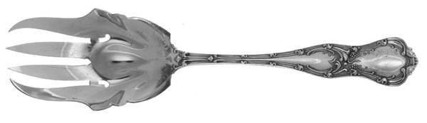 Gothic (Sterling, 1890) Solid Salad Serving Fork