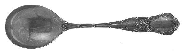 Gothic (Sterling, 1890) Round Bowl Soup Spoon (Gumbo)