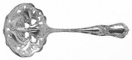 Gothic (Sterling, 1890) Solid Bon Bon Spoon with Pierced Bowl