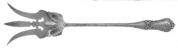 Gothic (Sterling, 1890) Large Lettuce Serving Fork