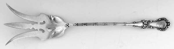 Gothic (Sterling, 1890) Large Lettuce Serving Fork