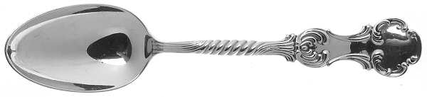 Louvre (Sterling, 1890) Dessert/Oval Soup Spoon