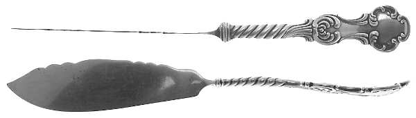 Louvre (Sterling, 1890) Flat Handle Master Butter Knife