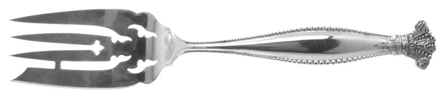 Sandringham (Sterling, 1895) Small Solid Cold Meat Serving Fork