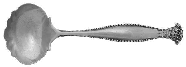 Sandringham (Sterling, 1895) Solid Gravy Ladle