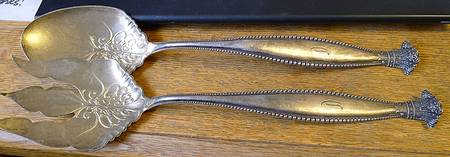 Sandringham (Sterling, 1895) Solid Oversized Serving Salad Set
