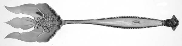 Sandringham (Sterling, 1895) Oversize Solid Salad Servng Fork