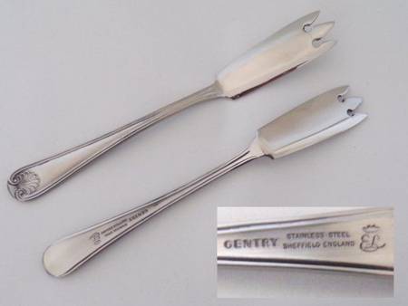 English Shell (Stainless) Cheese Fork