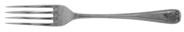 English Shell (Stainless) Fork