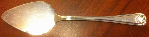 English Shell (Stainless) Solid Cheese Server