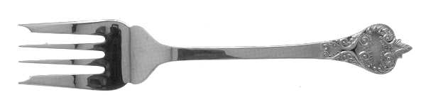 William & Mary (Sterling) Individual Salad Fork