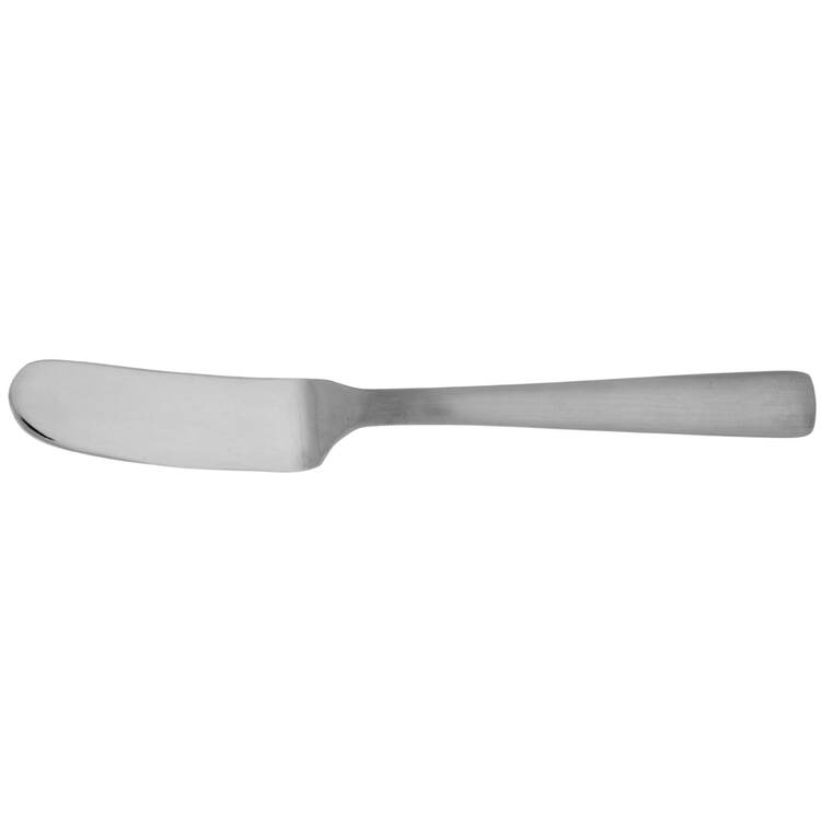 Merit (Stainless, Satin Finish) Flat Handle Butter Spreader