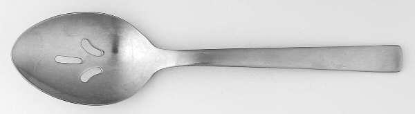 Merit (Stainless, Satin Finish) Large Solid Pierced Serving Spoon
