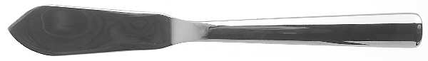 Merit (Stainless, Glossy Finish) Flat Handle Butter Spreader