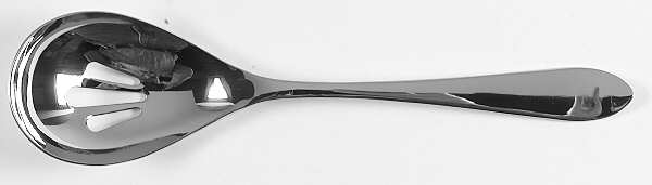 Meridian (Stainless, Glossy) Pierced Solid Serving Spoon