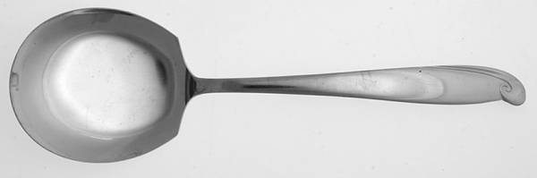Caress (Stainless) Solid Smooth Casserole Spoon