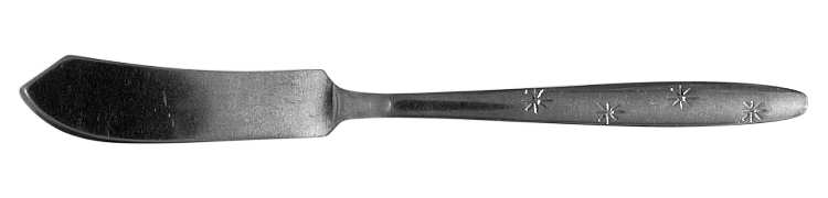 Four Stars (Stainless) Flat Handle Master Butter Knife