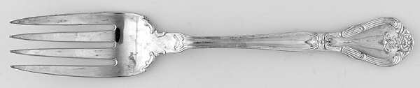 Grand Master (Silverplate) Medium Solid Cold Meat Serving Fork by Godinger