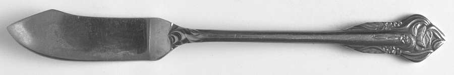 French Rose (Stainless) Flat Handle Master Butter Knife