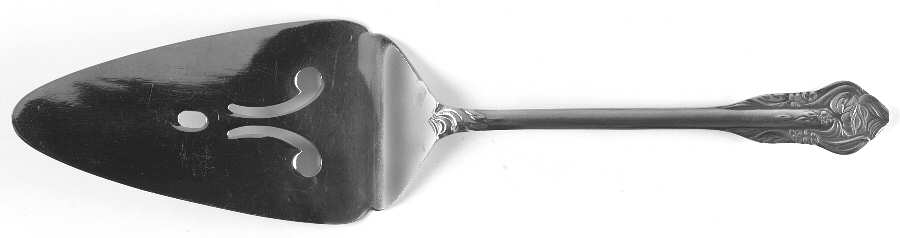 French Rose (Stainless) Pierced All Stainless Pie Server