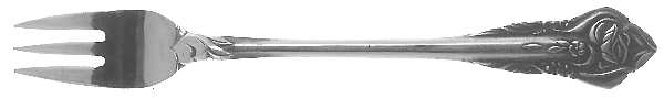 French Rose (Stainless) Cocktail/Seafood Fork