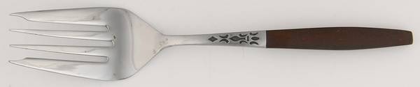 Dior Muffin (Stainless) Medium Solid Cold Meat Serving Fork