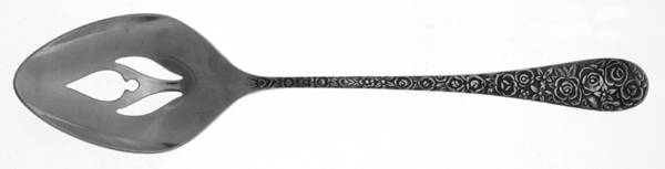Rose Tapestry (Stainless) Pierced Tablespoon (Serving Spoon)