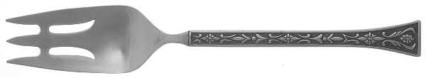 Siboney (Stainless) Large Solid Cold Meat Serving Fork