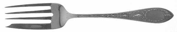 Adam (Sterling, 1993) Small Solid Cold Meat Serving Fork