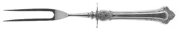 Albemarle (Sterling, 1894-1912) Small Steak Carving Fork with Stainless Prongs