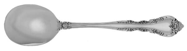 Alencon Lace (Sterling, 1965) Round Bowl Soup Spoon (Cream Soup) HC