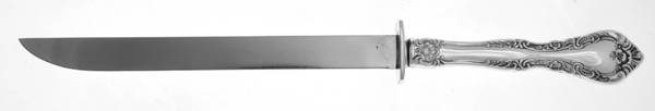 Alencon Lace (Sterling, 1965) Knife-Carving/Sm-Stn Bld/Steak