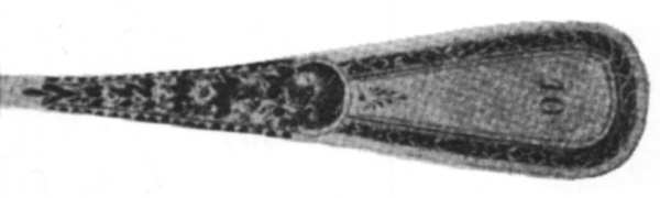Antique-Engraved No. 10 (Sterling, 1880) by Gorham Silver