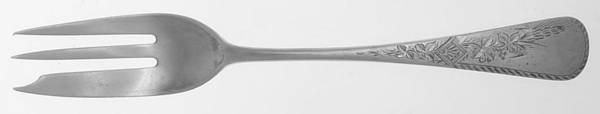 Antique-Engraved No. 8 (Sterling, 1880) Individual Pie Fork
