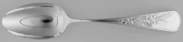 Antique-Engraved No. 8 (Sterling, 1880) Tablespoon (Serving Spoon)