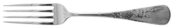 Antique-Engraved No. 8 (Sterling, 1880) Fork