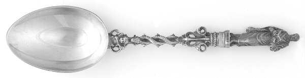 Apostles-Large & Master (Sterling, 1890-1885) Teaspoon