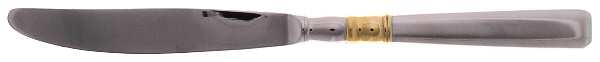 Ariana-Gold (Stainless, Gold Accent) Modern Hollow Knife