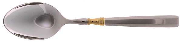 Ariana-Gold (Stainless, Gold Accent) Place/Oval Soup Spoon