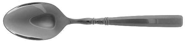 Ariana-Gold (Stainless, Gold Accent) Tablespoon (Serving Spoon)