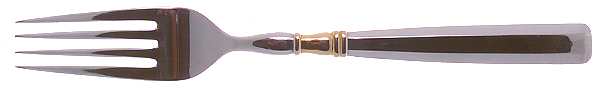 Ariana-Gold (Stainless, Gold Accent) Fork