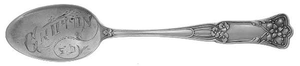Atlanta (Sterling, 1910) Souvenir Spoon (Five O'Clock)