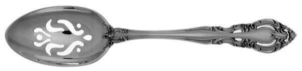 Baronial-New (Sterling, 1973) Pierced Tablespoon (Serving Spoon) HC