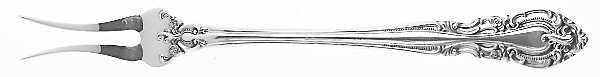 Baronial-New (Sterling, 1973) Short Handle Pickle/Olive Fork