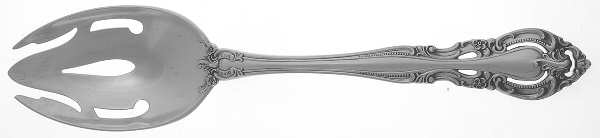 Baronial-New (Sterling, 1973) Pierced Tablespoon (Serving Spoon)