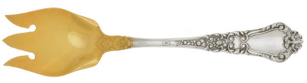 Baronial-Old (Sterling, 1898, No Monograms) Small Ice Cream Fork
