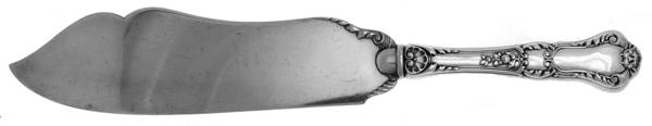 Baronial-Old (Sterling, 1898, No Monograms) Large Hollow Handle Ice Cream Slicer Sterling Bld