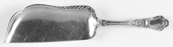 Baronial-Old (Sterling, 1898, No Monograms) Large Flat Handle Crumb Knife/Crumber
