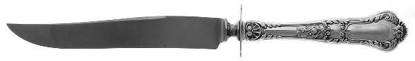 Baronial-Old (Sterling, 1898, No Monograms) Small Steak Carving Knife with Stainless Blade
