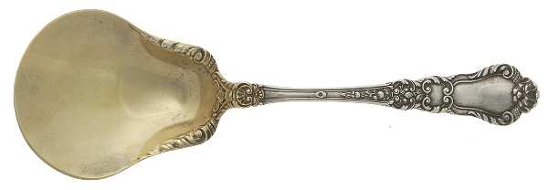 Baronial-Old (Sterling, 1898, No Monograms) Large Jelly Spoon